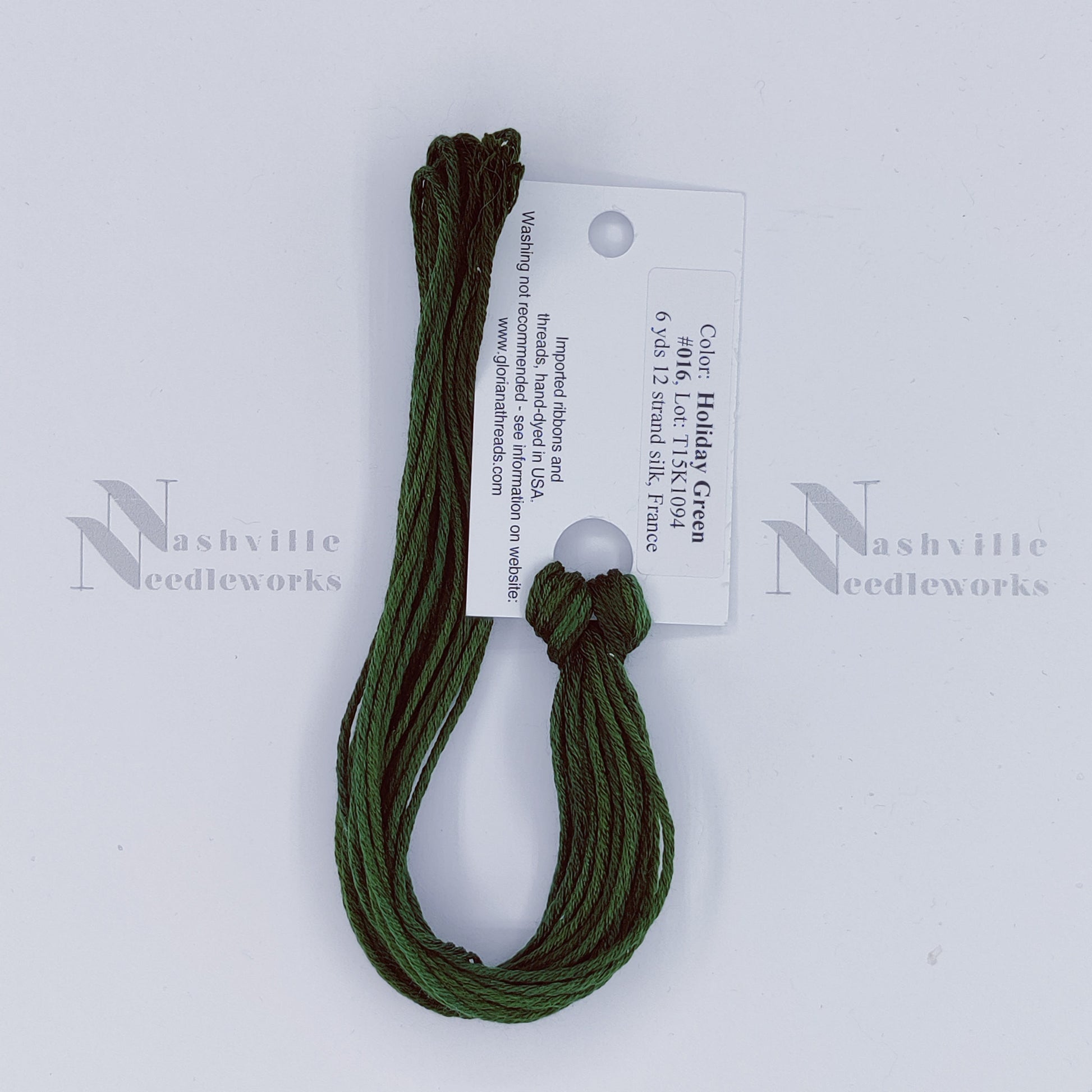 Gloriana 12-Ply Silk - 016 Holiday Green