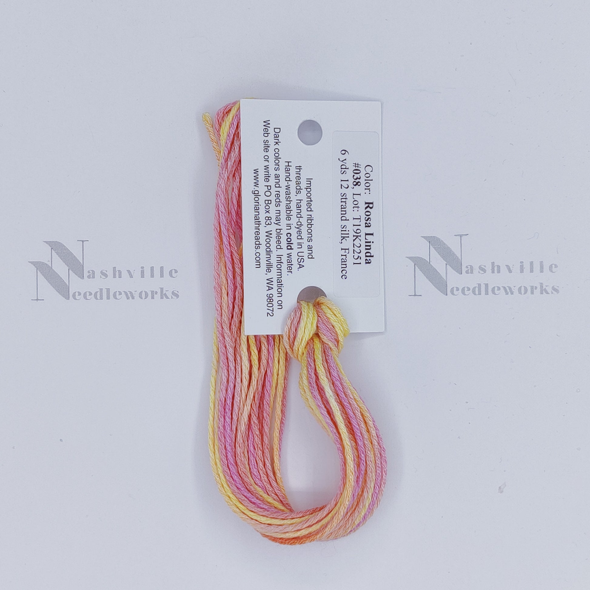 Gloriana 12-Ply Silk - 038 Rosa Linda