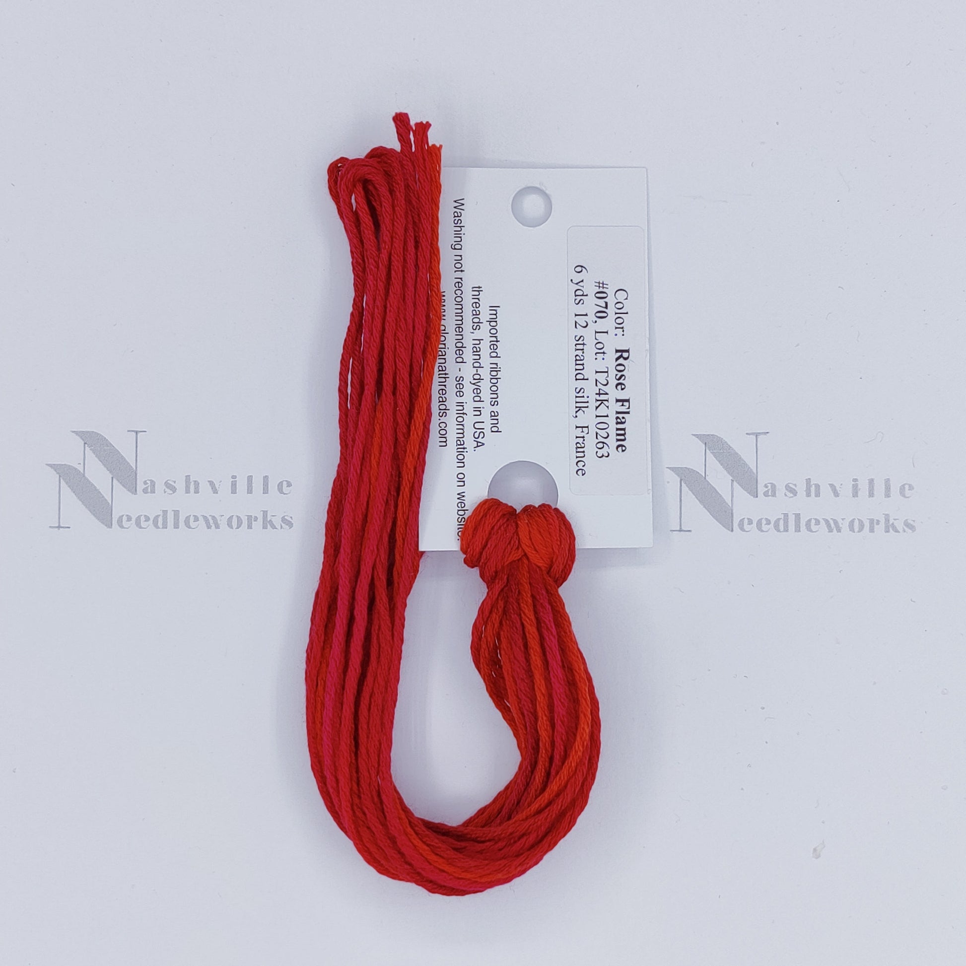 Gloriana 12-Ply Silk - 070 Rose Flame