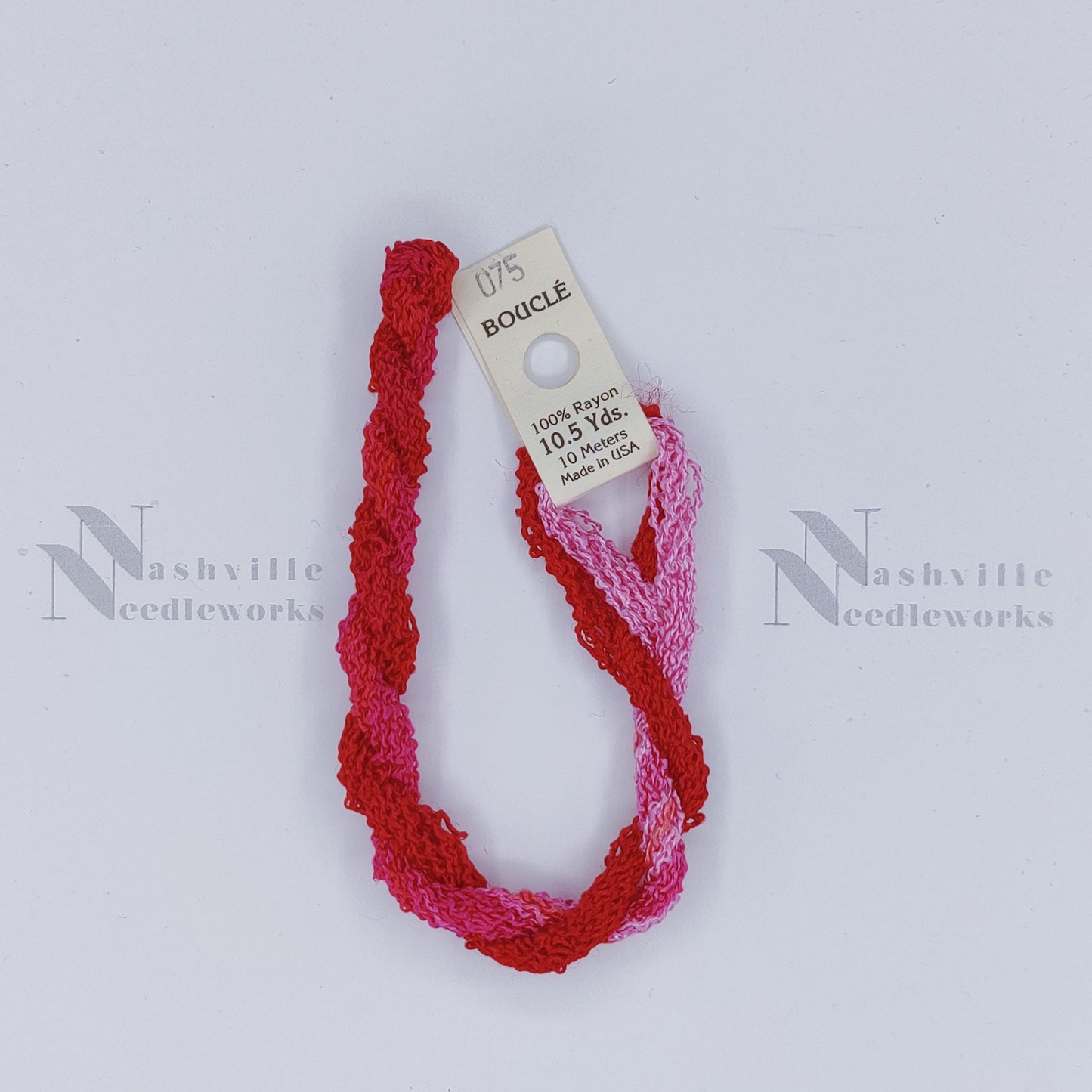 Bouclé - 075 Med to Lt Cherry Red