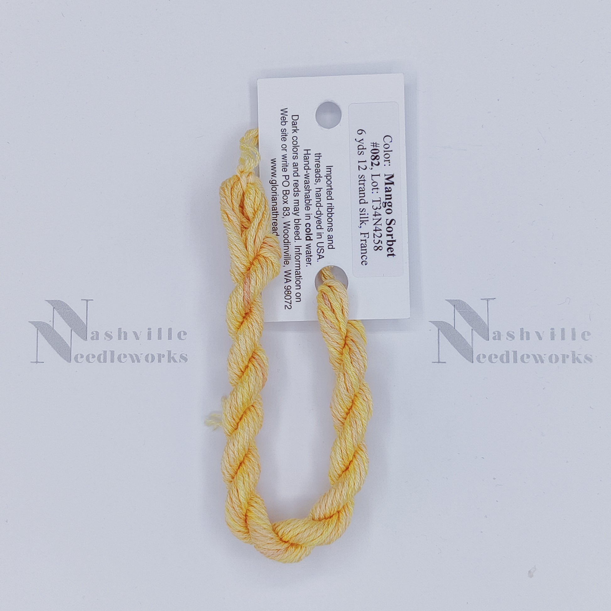 Gloriana 12-Ply Silk - 082 Mango Sorbet