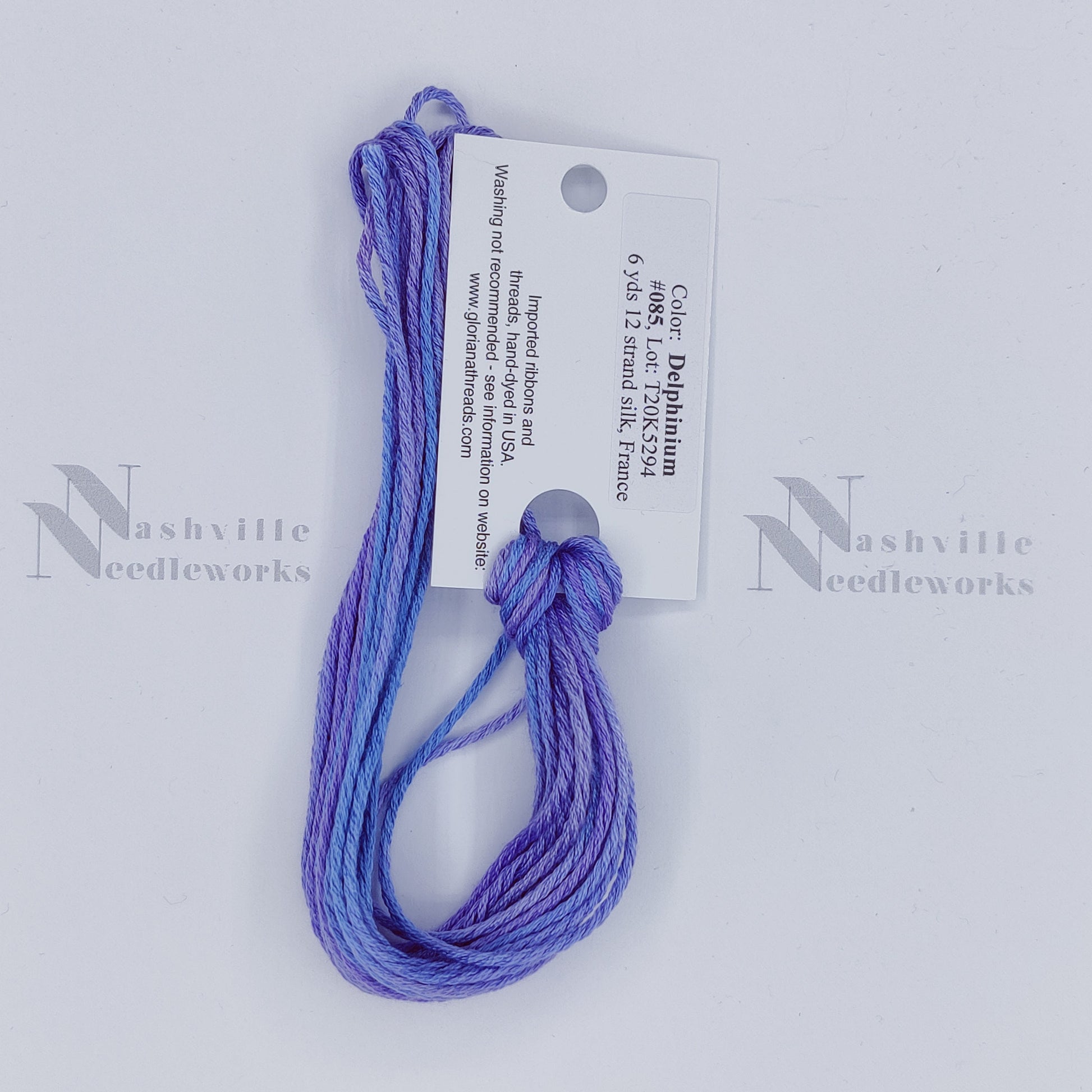 Gloriana 12-Ply Silk - 085 Delphinium