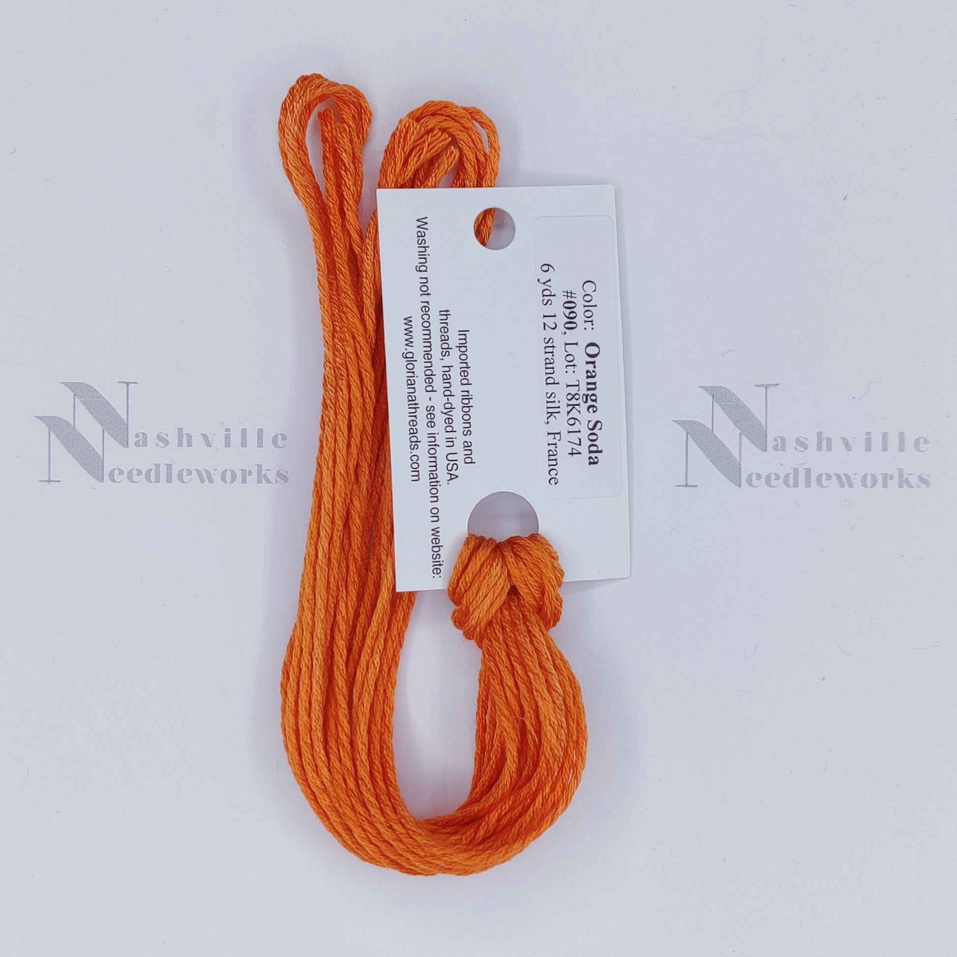 Gloriana 12-Ply Silk - 090 Orange Soda