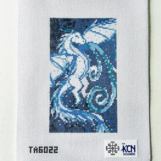 KCN Designs TA6022 
Dragon Blue Eyeglasses Case