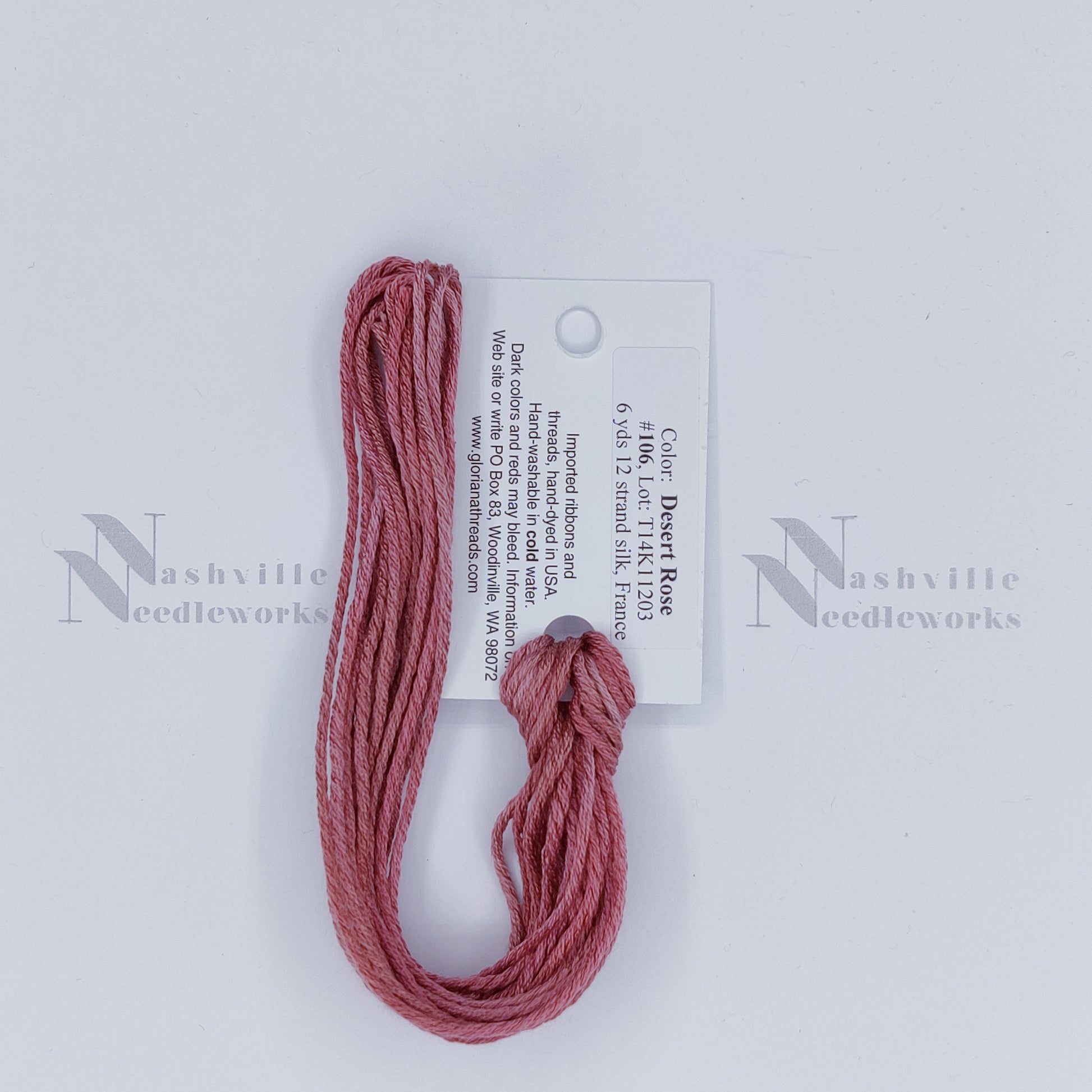 Gloriana 12-Ply Silk - 106 Desert Rose