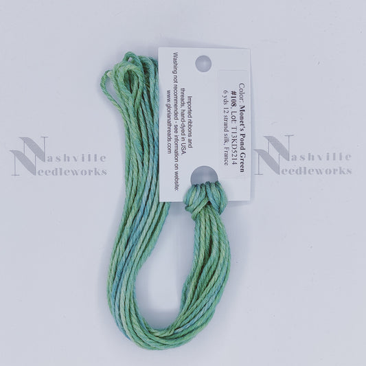 Gloriana 12-Ply Silk - 108 Monet’s Pond Green