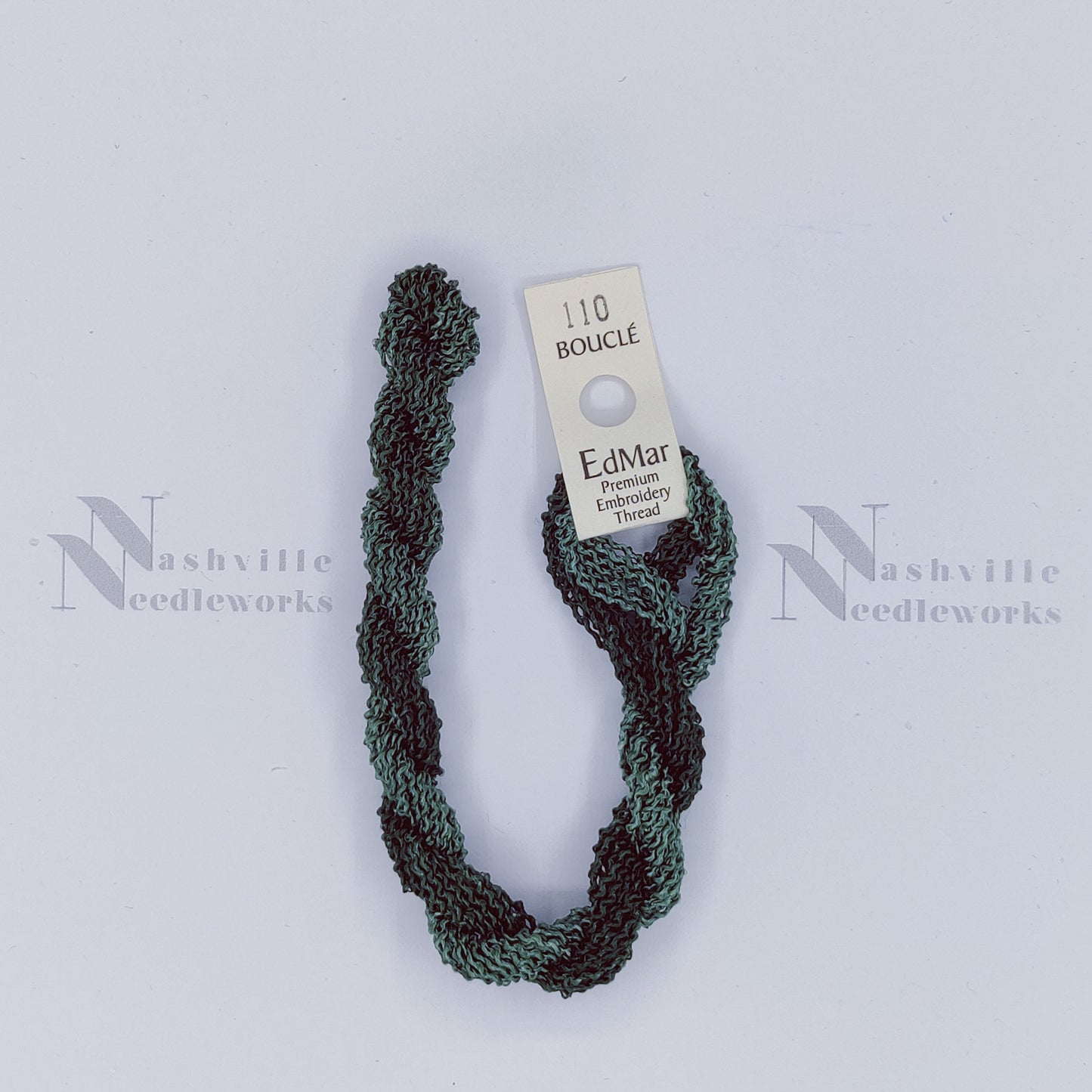 Bouclé - 110 Dk to Pale Forest Green