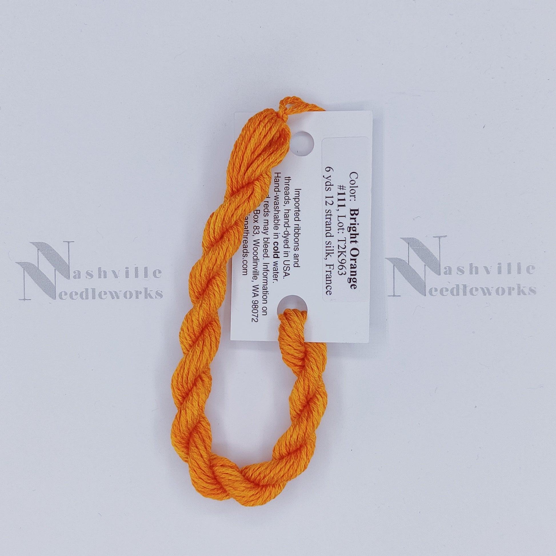 Gloriana 12-Ply Silk - 111 Bright Orange