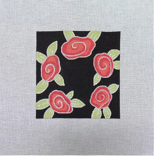 116 (TS) flowers/black