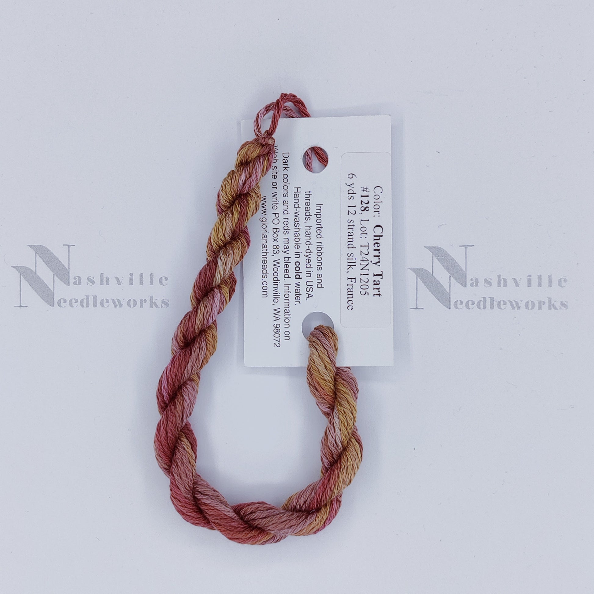 Gloriana 12-Ply Silk - 128 Cherry Tart