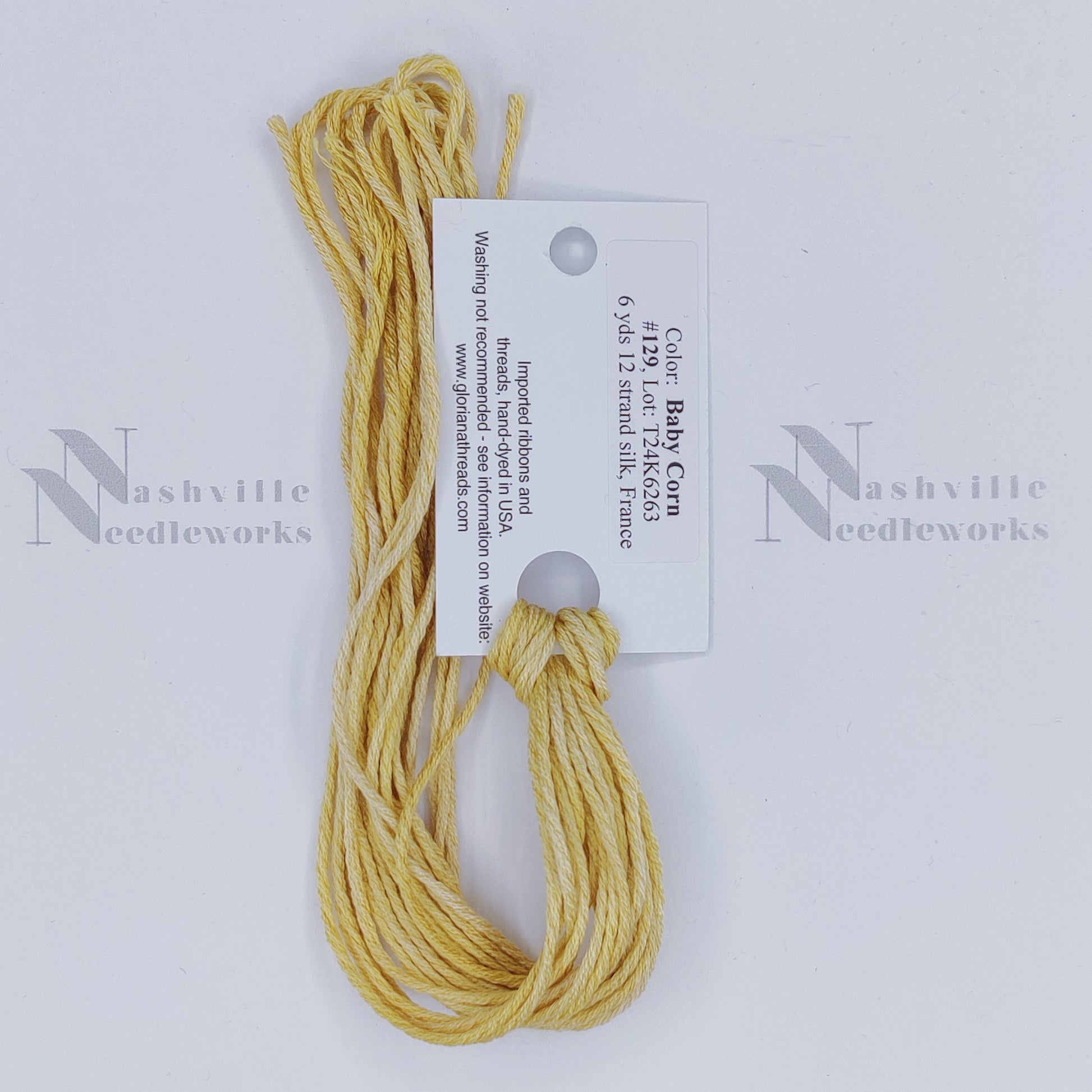 Gloriana 12-Ply Silk - 129 Baby Corn