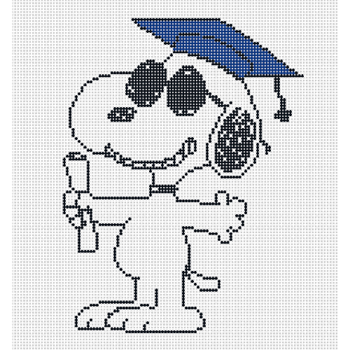 Officially Needlepoint PNTS-GRAD03
PEANUTS Graduation - Snoopy Pose Canvas