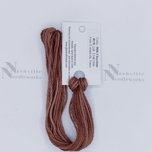 Gloriana 12-Ply Silk - 170 Milk Chocolate