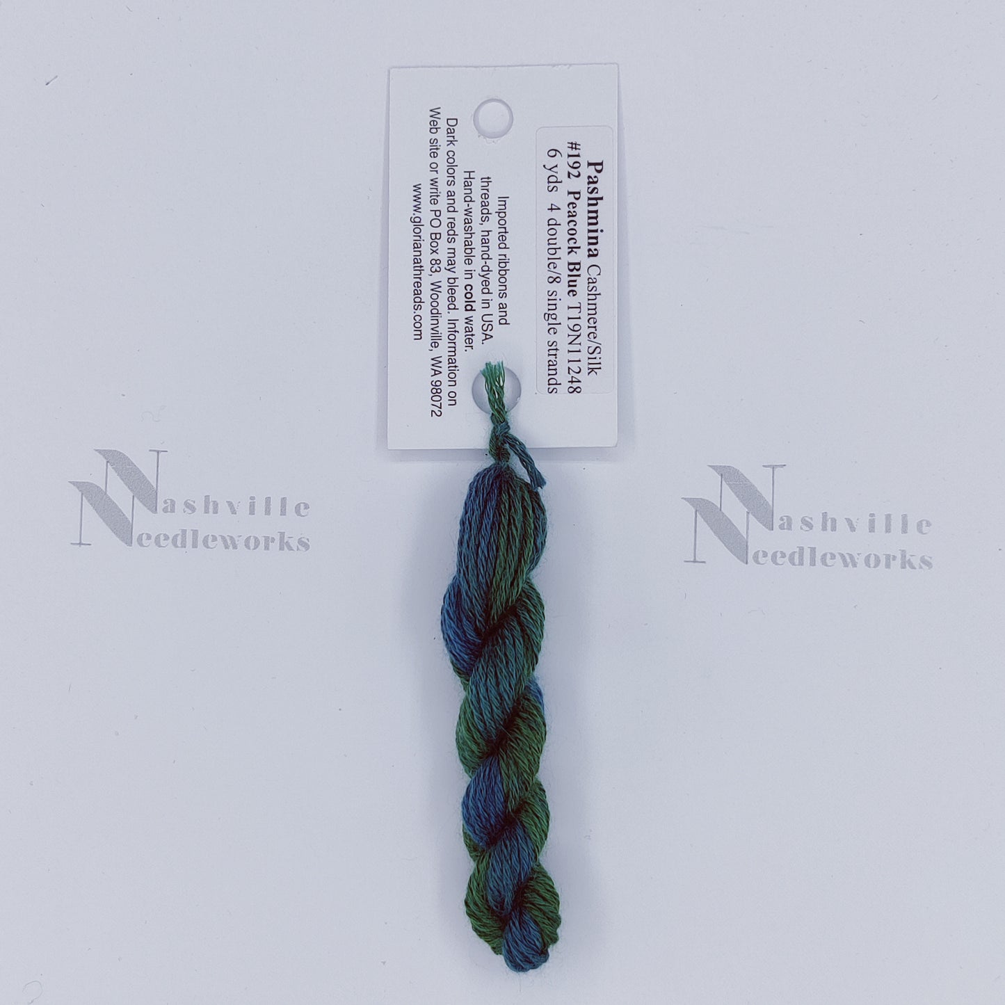 Pashmina - 00192  Peacock Blue