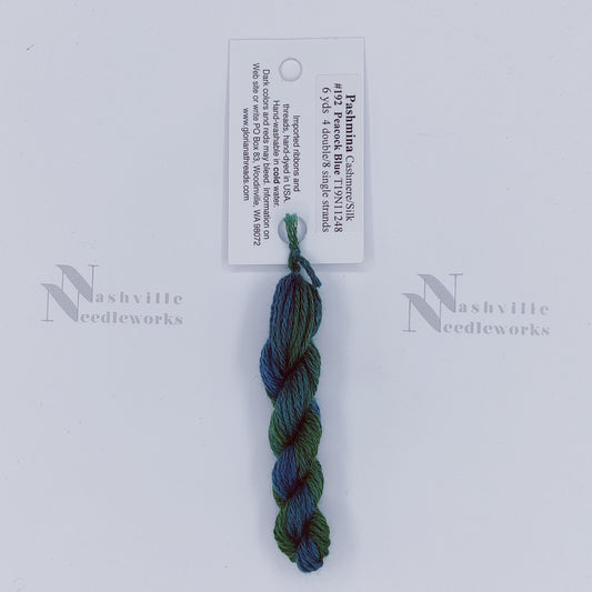 Pashmina - 00192  Peacock Blue