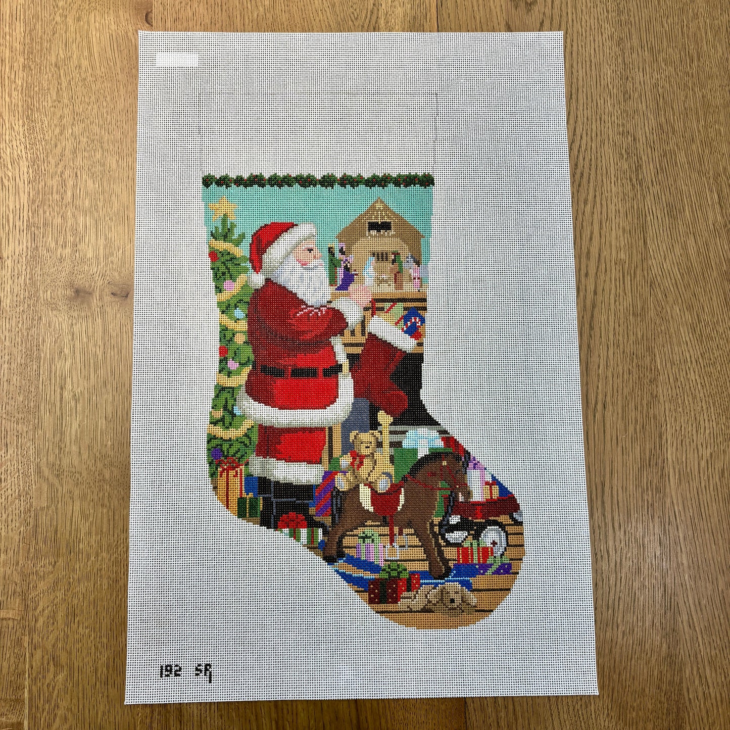 Santa, Nativity, Stocking (TS)