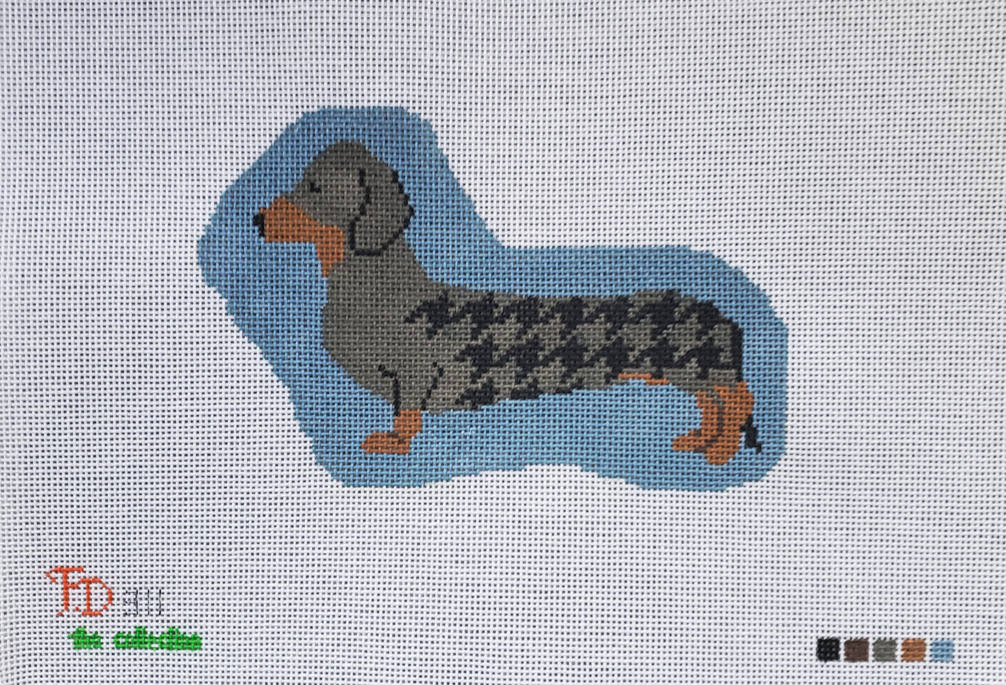 The Collection Designs Froopy Designs FD-311 Dauchaundstooth