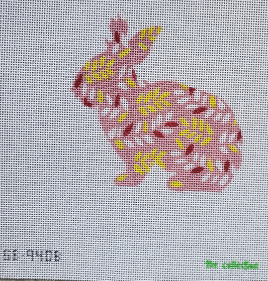 The Collection Designs SB-940B 
Standup Bunny in Light Pink with Leaves