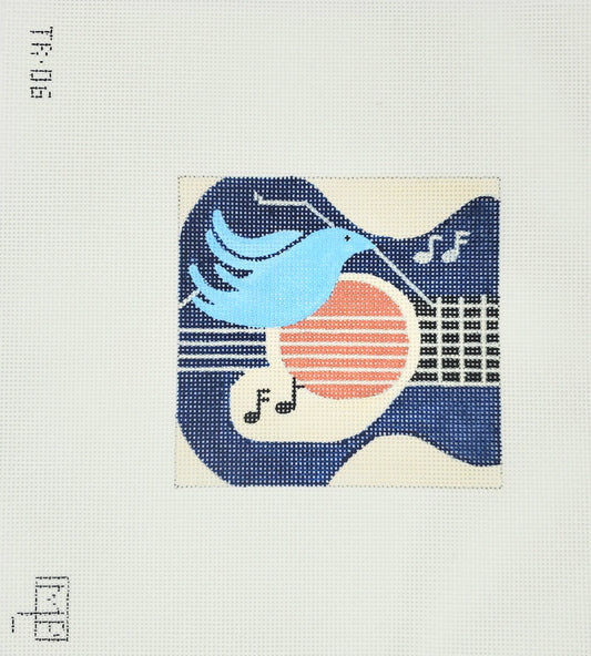 Melissa Prince Designs Nashville Coaster Blue Bird Cafe TR06