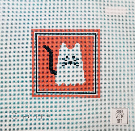 Beau Verre Art Ghost Cat KB-HO-002