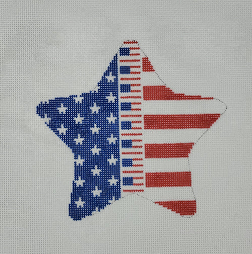 KangarooPawDesigns PatrioticStar-FlagZipper PS20-5