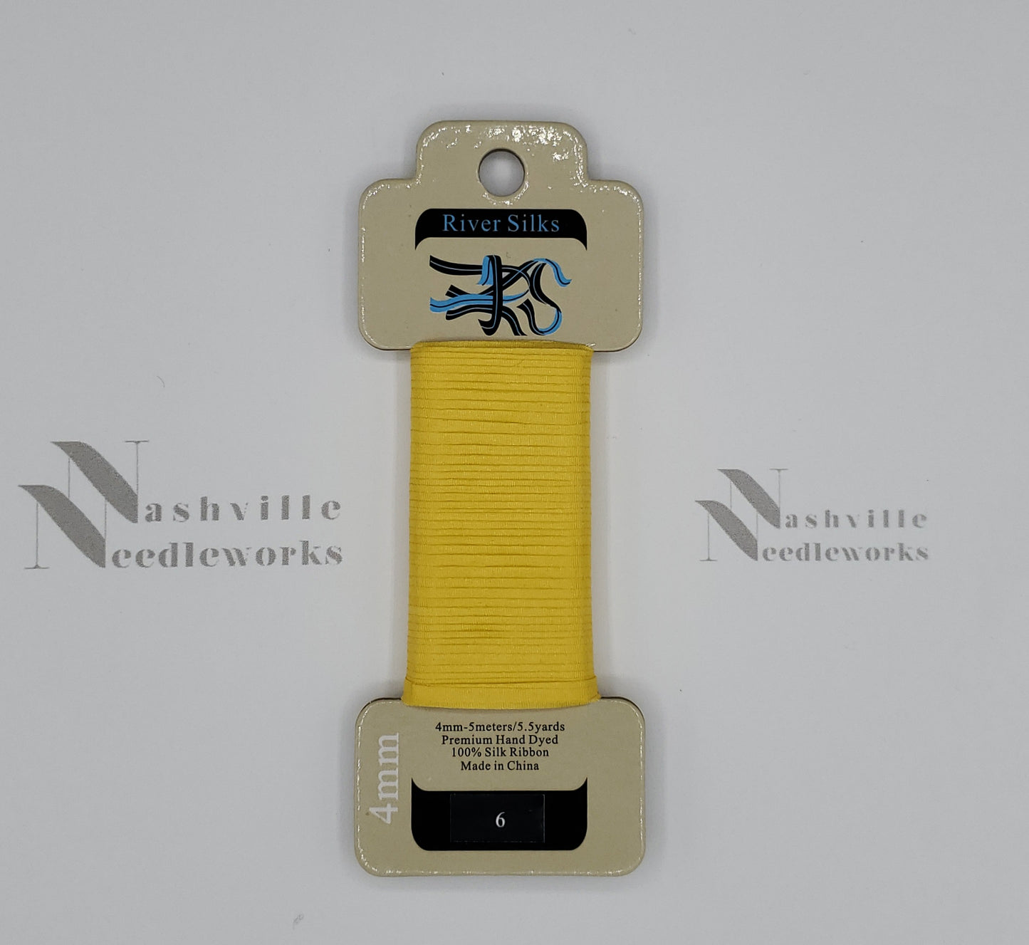 Aspen Gold Silk Ribbon - 6