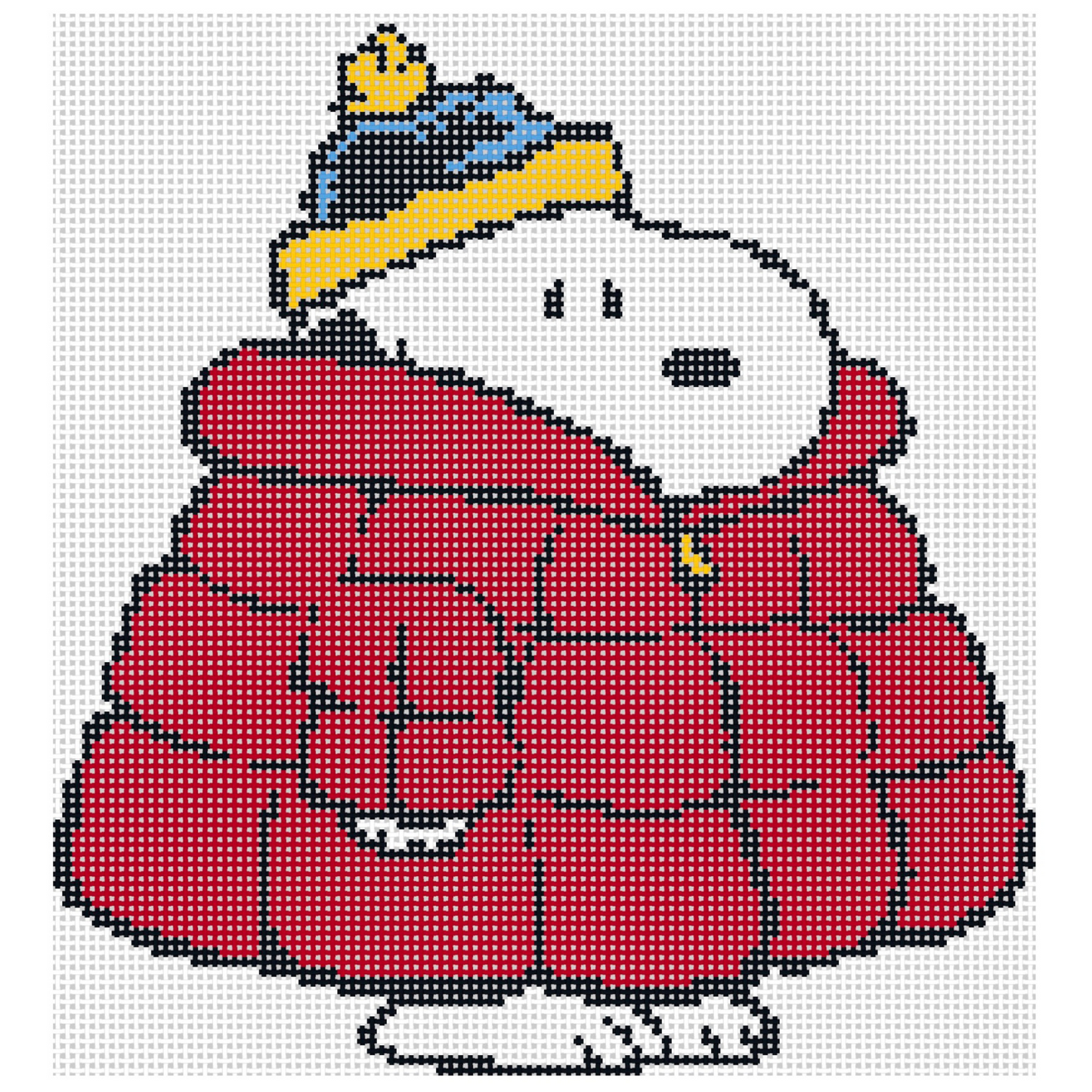 PEANUTS Winter - Snoopy in Puffer Coat Canvas Officially Needlepoint
SKU: Winter5