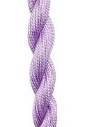 210 Parma Violet DMC Pearl Cotton #3. This pretty mid tone violet shade shares its name with a British violet flavored confectionery which is named after a variety of the flower. Impressionist painters loved violet so much that art critics lambasted its overuse. Conjecture circulated that their overfondness for the color was caused by madness or from spending too much time in the open air.