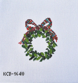 KCN Designs KCD1640 Plaid Wreath