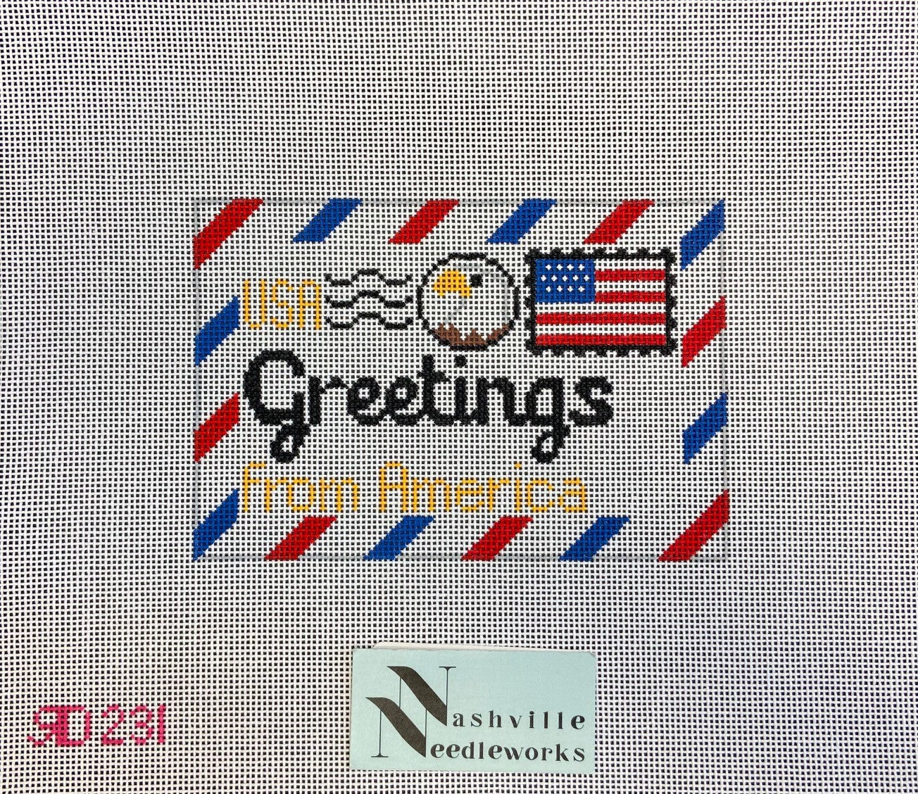 Rachel Donley Greetings from America Postcard RD-231