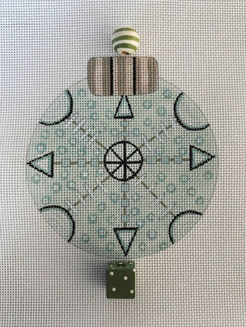 282 (TS) snowflake ball ornament