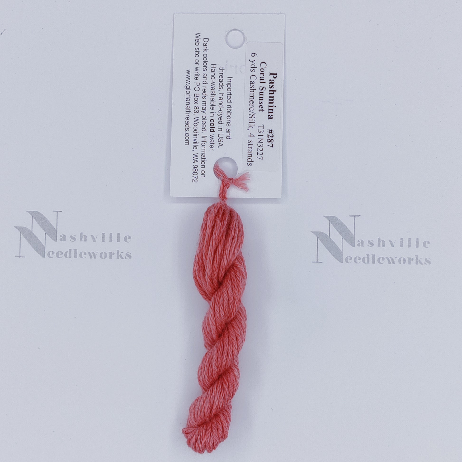 Pashmina - 00287  Coral Sunset