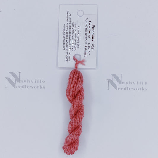 Pashmina - 00287  Coral Sunset