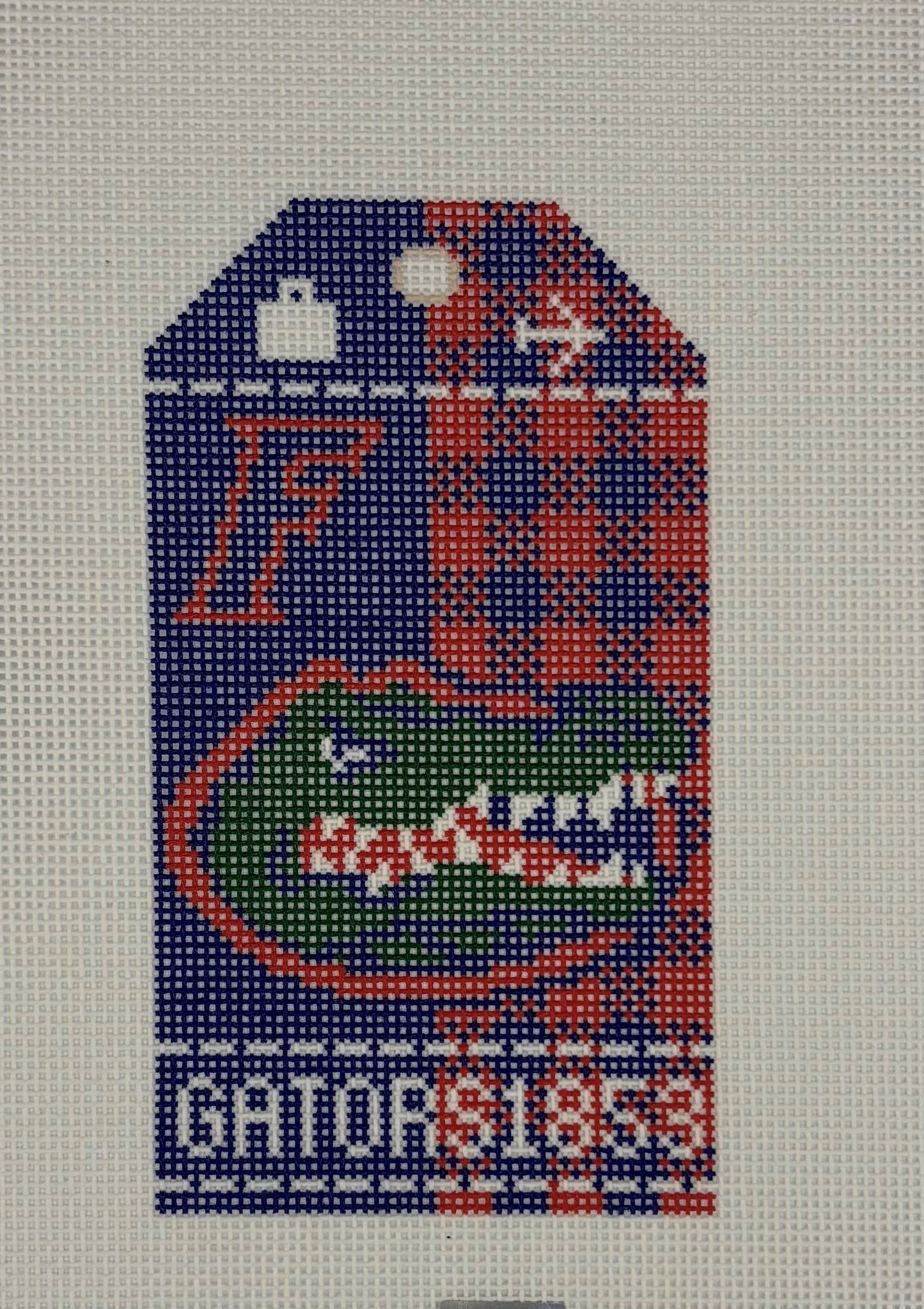 Hedgie Needlepoint
Collegiate Series Retro Travel Tag
FLA-01