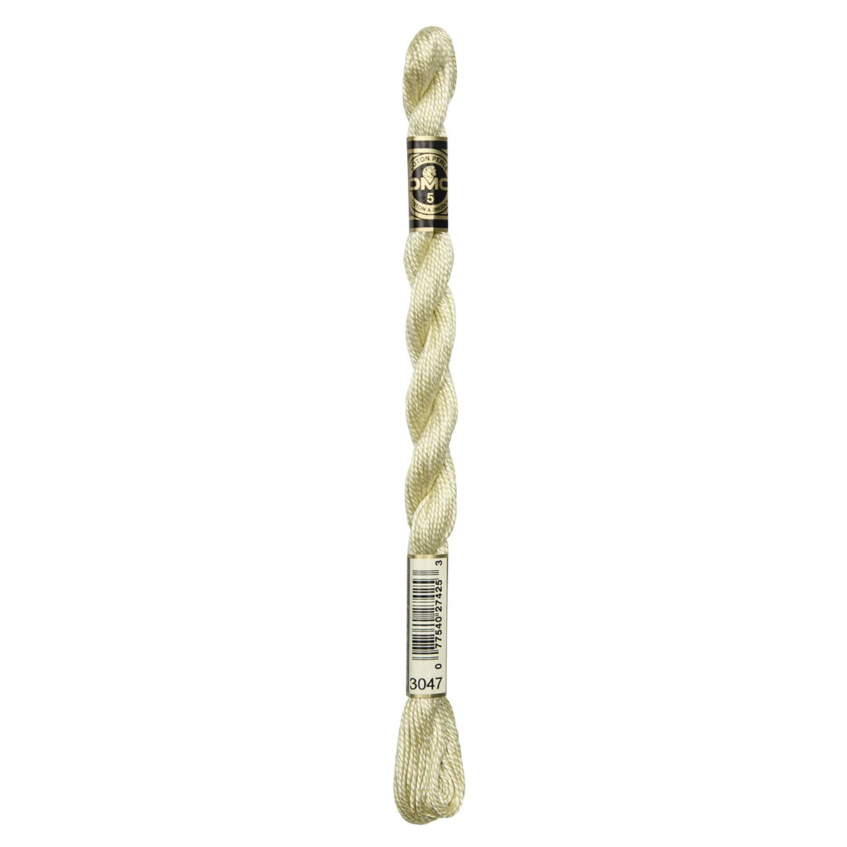 3047 Yellow Beige - LT, DMC Perle Cotton #5 Skein