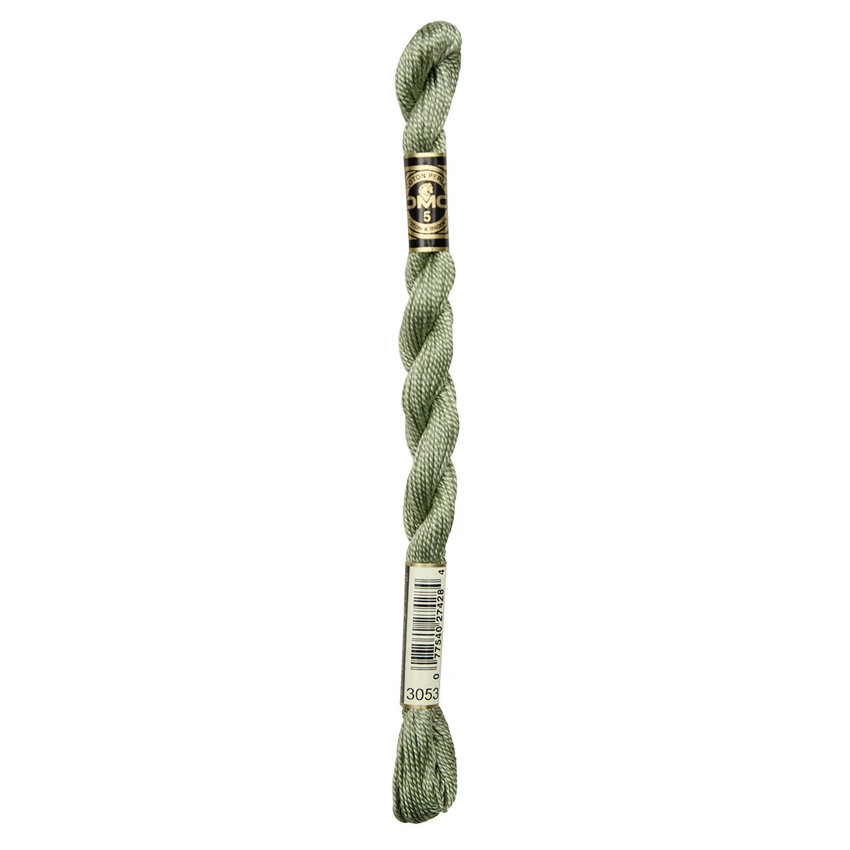 3053 Green Gray, DMC Perle Cotton #5 Skein