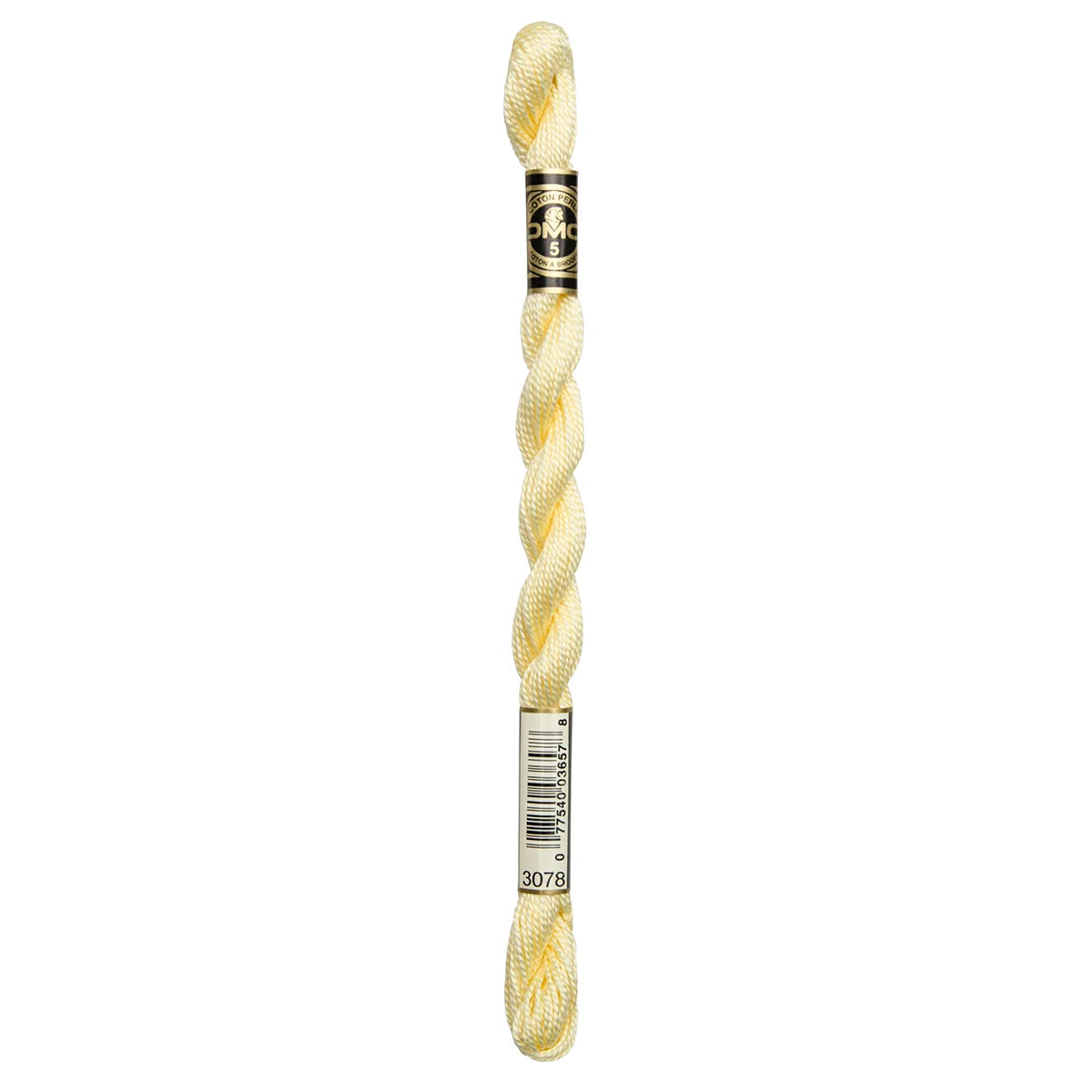 3078 Golden Yellow - VY LT, DMC Perle Cotton #5 Skein