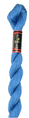 334 Medium Baby Blue - DMC Pearl Cotton #3