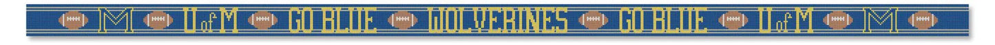 CBK Needlepoint Collections Keep Your Pants On University of Michigan Wolverines CBK-382