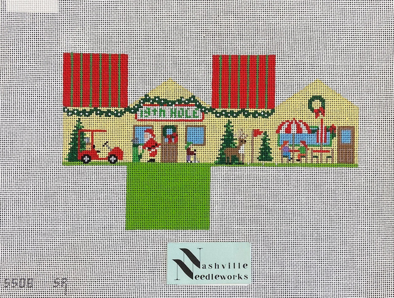 Susan Roberts Needlepoint 19th Hole Mini 3D House 5508-18