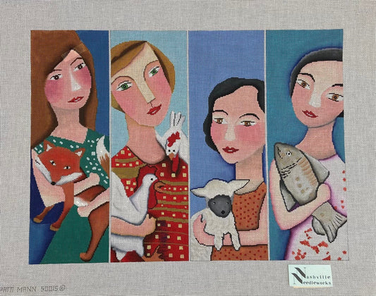 Girls with Pets