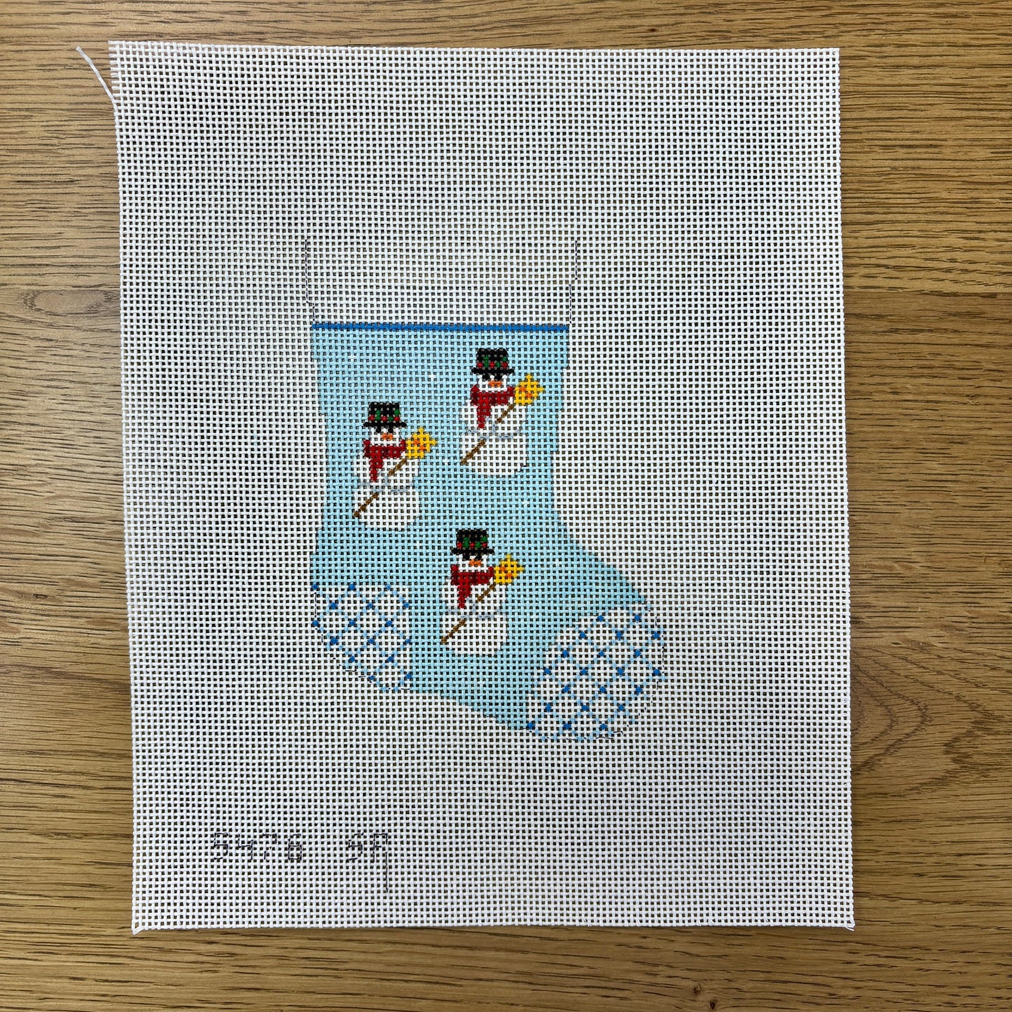 Snowmen, Mini Stocking (TS)