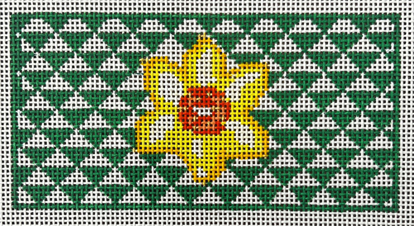 ML09 (TS) Green Triangle Insert w/ Daffodil (TS)