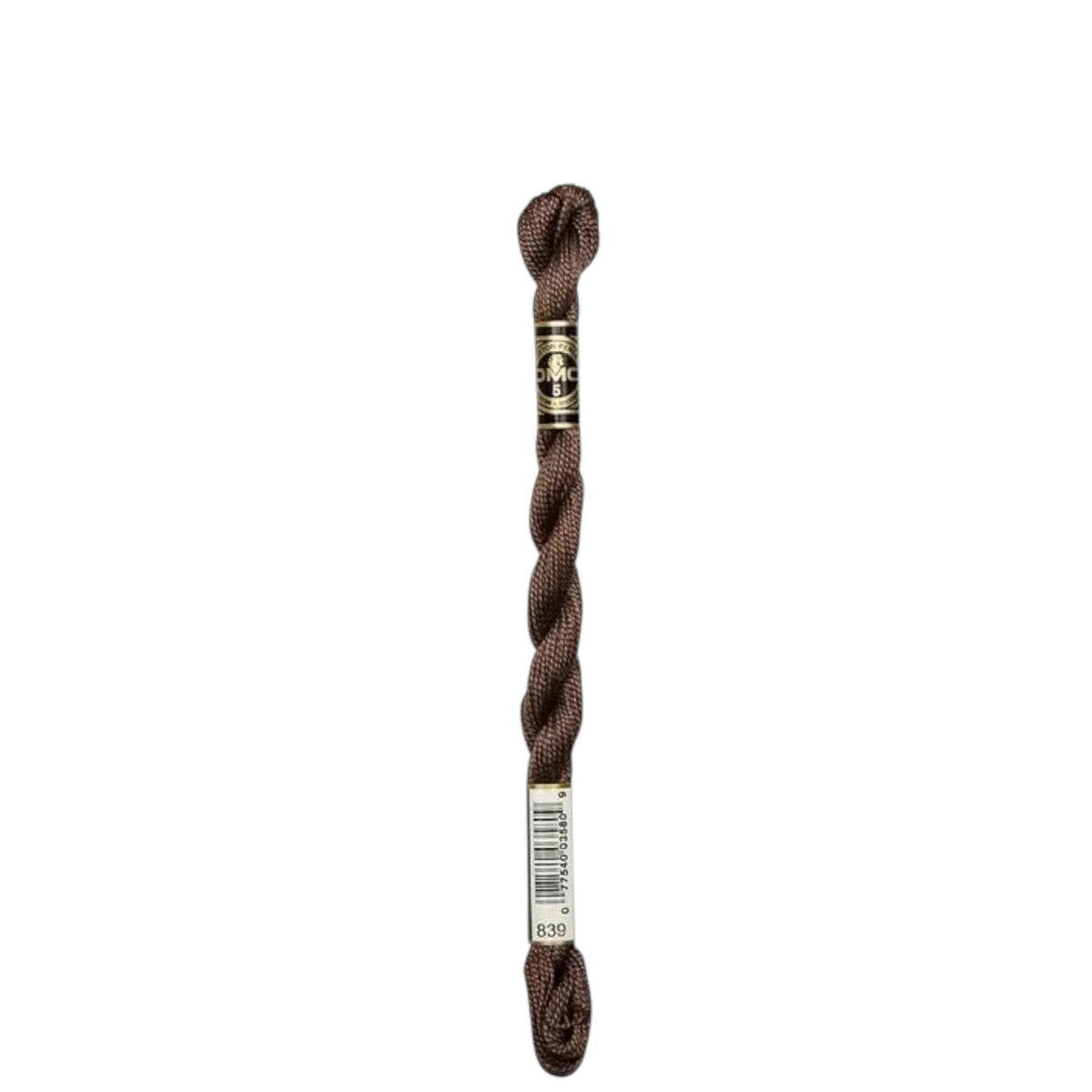 839 Beige Brown - DK, DMC Perle Cotton #5 Skein