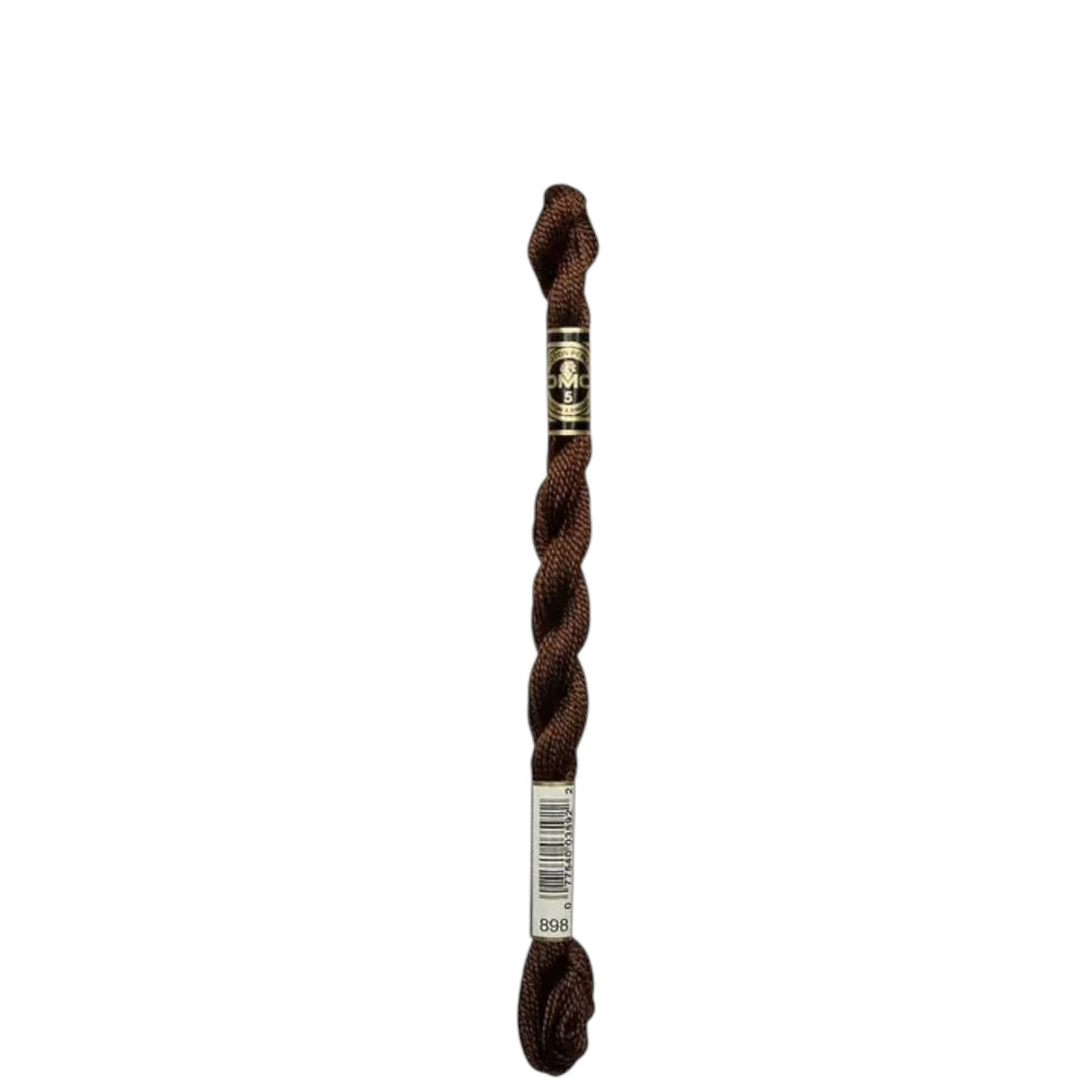 898 Coffee Brown - VY DK, DMC Perle Cotton #5 Skein