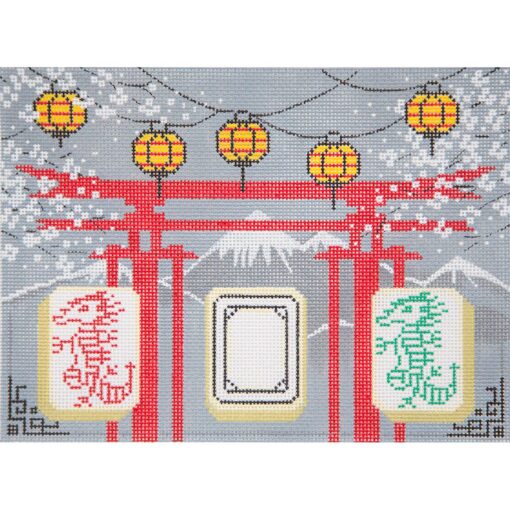 Alice Peterson 2776 Grey Pagoda with Mah Jongg