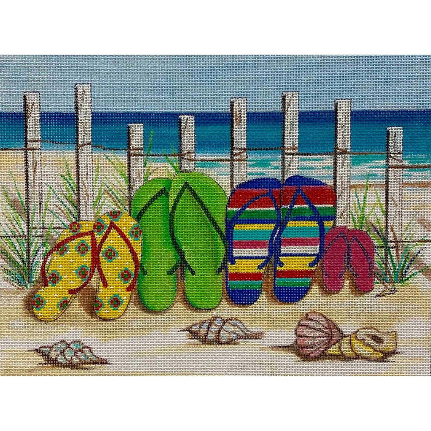 Flips Flops on Beach (TS)