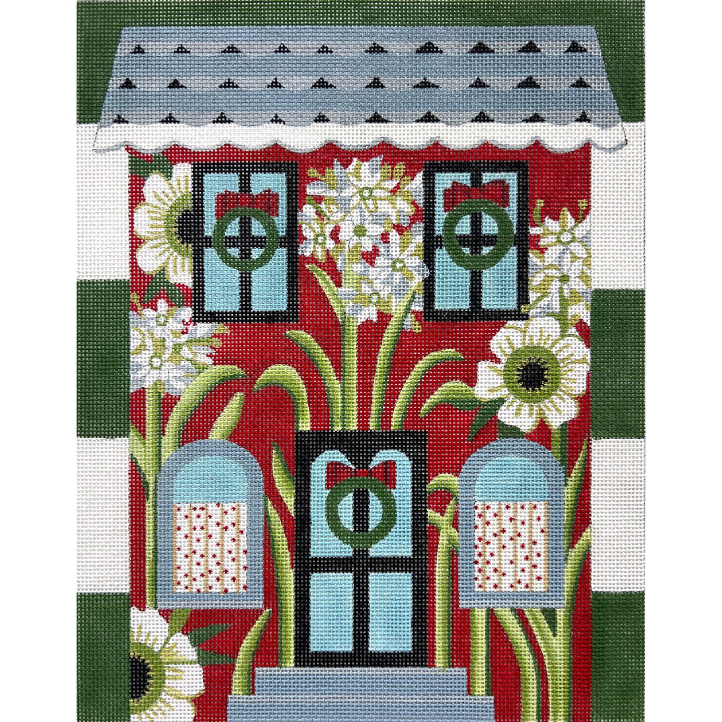 Christmas Flower House