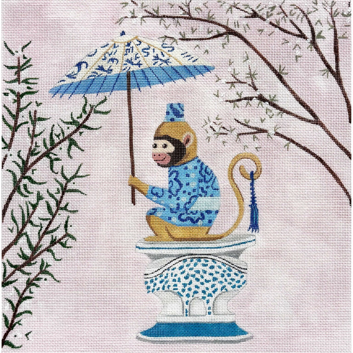 Monkey w/ Umbrella (TS)