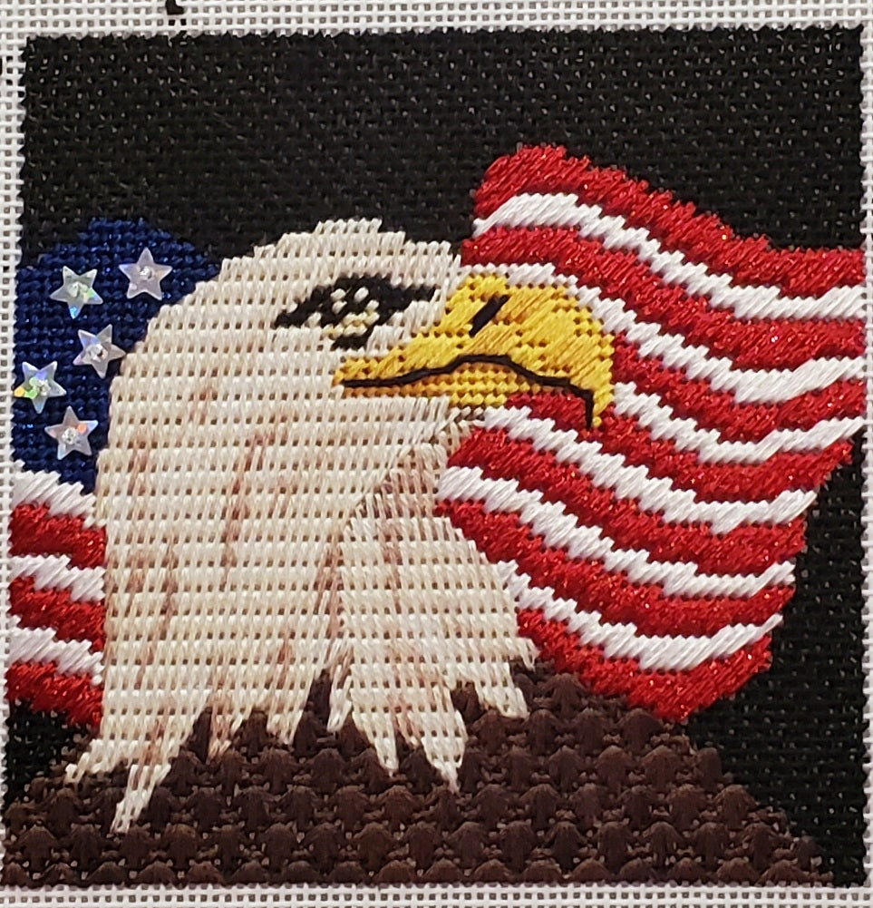 Tina Timberlake Eagle with Flag TT-4411 All American Trio